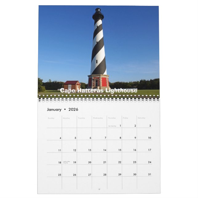 Scenes from the Outer Banks Calendar (Jan 2026)