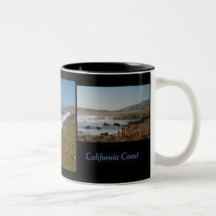 Scenes from the Pacific Coast Highway Two-Tone Coffee Mug