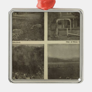 Scenes Inland Empire Metal Tree Decoration