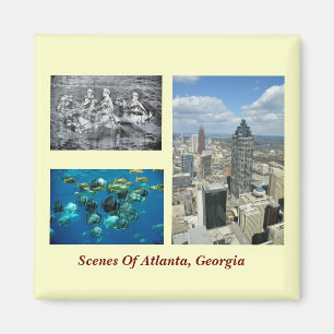 Scenes of Atlanta, Georgia  Magnet