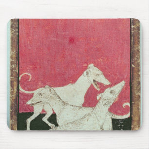 Scenes of courtly hawkin mouse mat