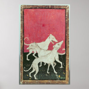 Scenes of courtly hawkin poster