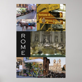 Scenes of Rome Poster