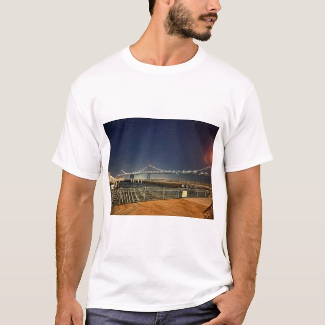 Scenes of San Francisco Bay Bridge T-Shirt (Front)