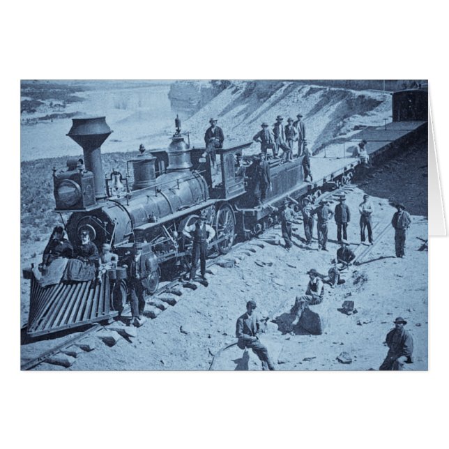Scenes on the Union Pacific Railroad Cyan (Front Horizontal)