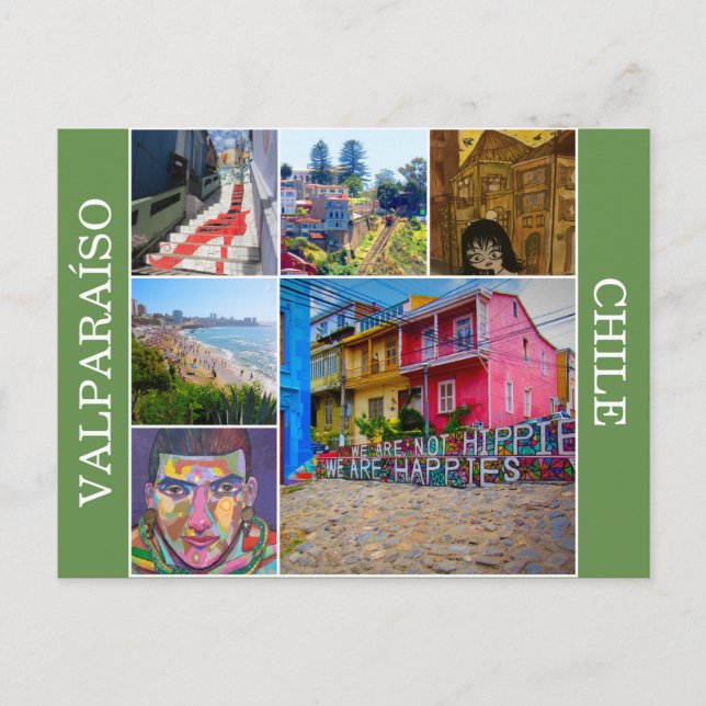 scenes valparaíso postcard (Front)