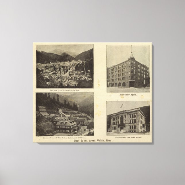 Scenes, Wallace, Idaho Canvas Print (Front)