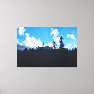 Scenic Alpine Landscape - Wild Nature Romania Canvas Print