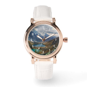 Scenic Alpine Mountains Photo Watch