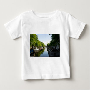 Scenic Amsterdam Canal & Houseboats Photo Baby T-Shirt