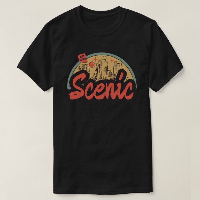 Scenic, Arizona T-Shirt (Design Front)
