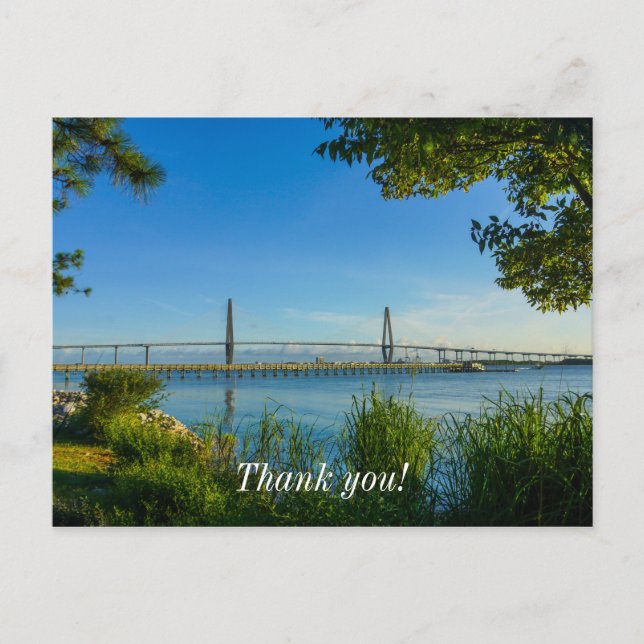 Scenic Arthur Ravenel Bridge Postcard (Front)