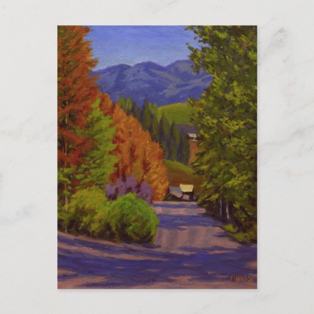 Scenic Autumn Crested Butte Colorado Postcard (Front)
