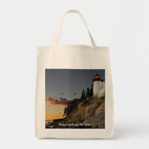 Scenic Bar Harbour Lighthouse  Tote Bag