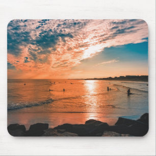 Scenic Beach Art Ocean Images Photography Cool Bea Mouse Mat