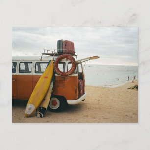 Scenic Beach Art Summer Vacation Vintage Beach Img Postcard