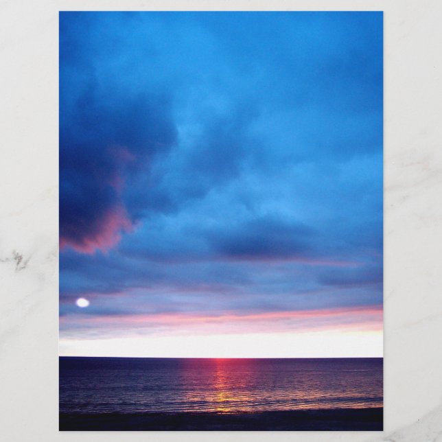 Scenic blue sunset (Front)