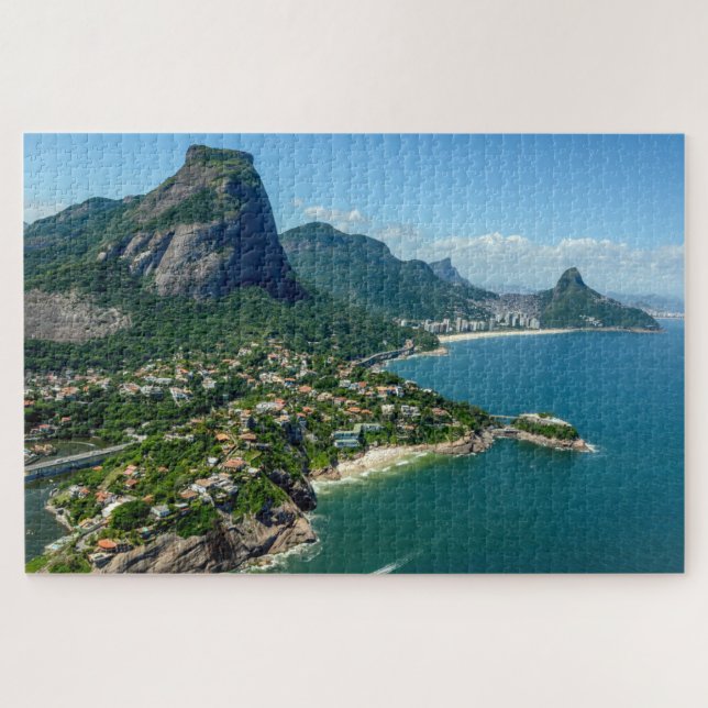 Scenic Brazil Rio Landscape Jigsaw Puzzle (Horizontal)