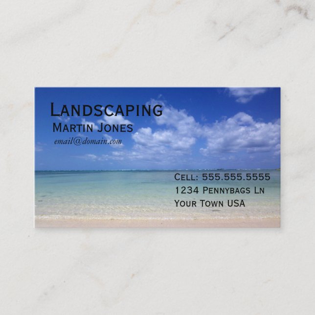 Scenic Business Card (Front)