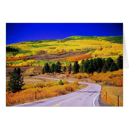 Scenic Byway 12 Utah Fall Card