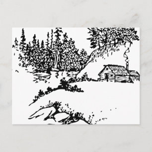 Scenic Cabin Post Card