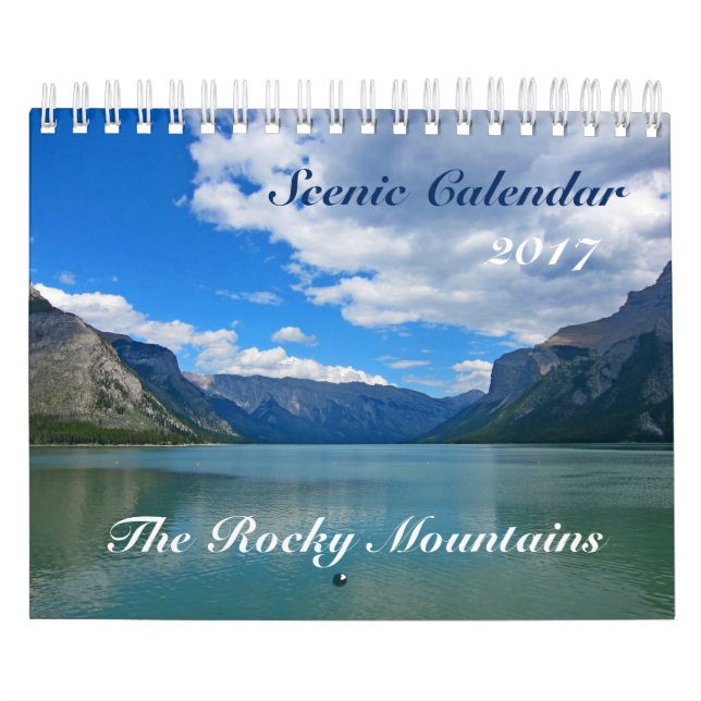 Scenic Calendar 2017 Rocky Mountains (Cover)