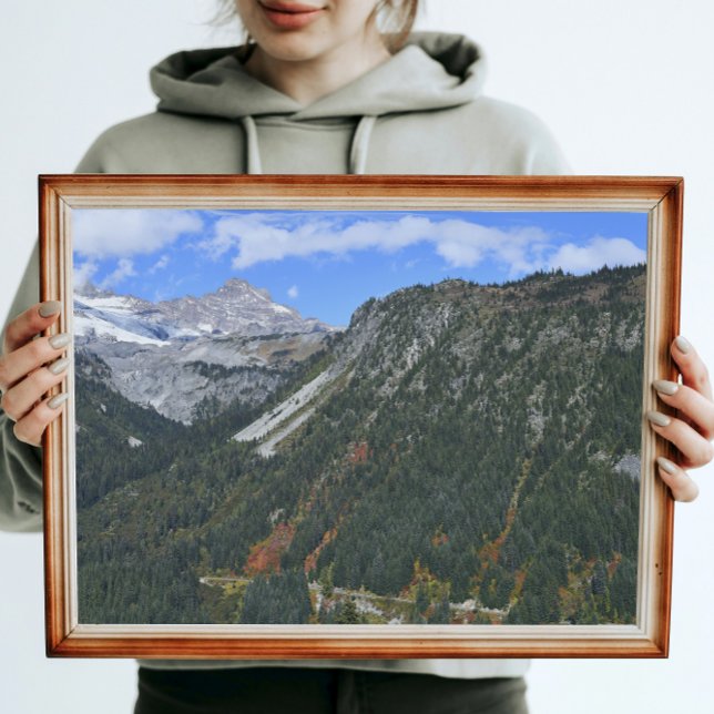 Scenic Canyon Autumn Color Landscape Photo Print (In Situ (Framed))