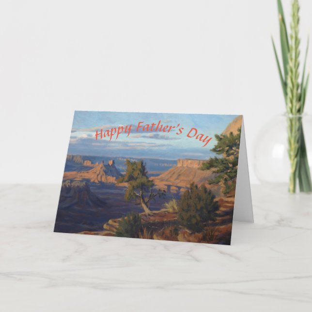 Scenic Castle Valley Utah Painting  Thank You Card (Front)