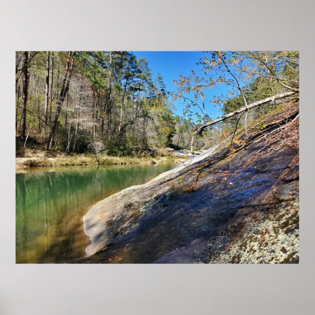 Scenic Chattooga River Bend Poster (Front)