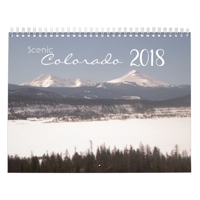 Scenic Cities Colorado 2018 calendar (Cover)