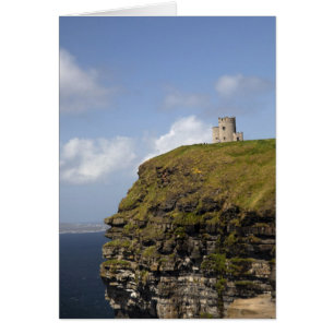 Scenic Cliffs of Moher and O'Brien's Tower.