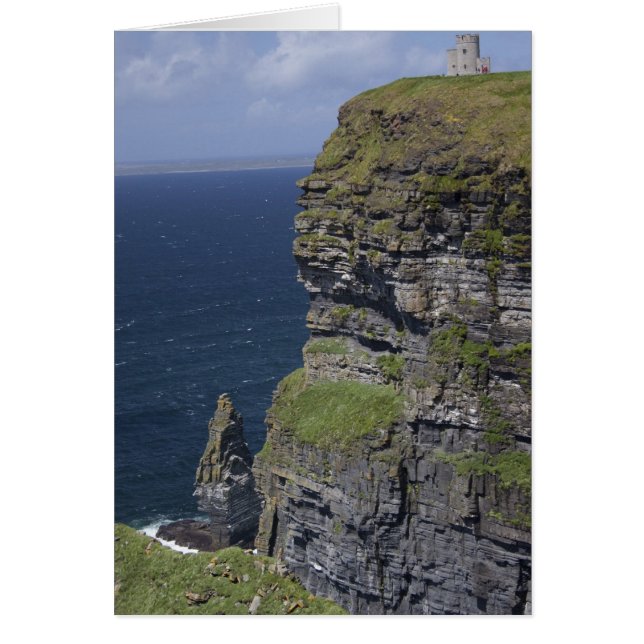 Scenic Cliffs of Moher and O'Brien's Tower (Front)