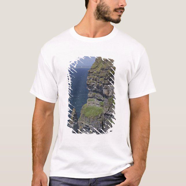 Scenic Cliffs of Moher and O'Brien's Tower T-Shirt (Front)