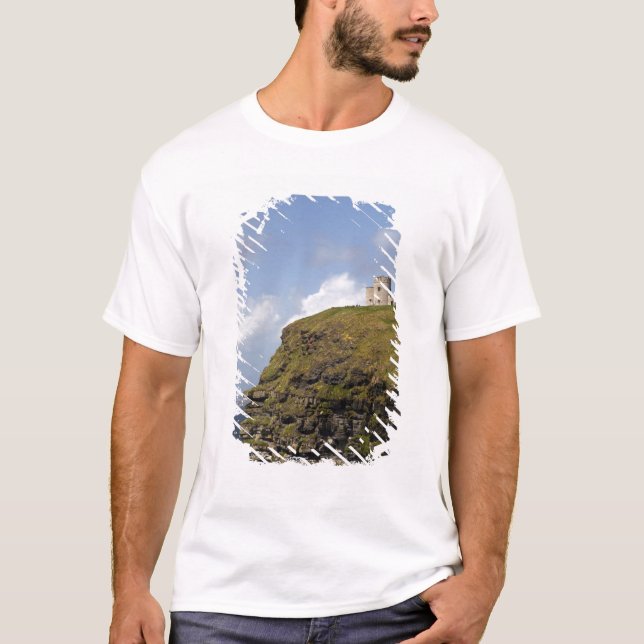 Scenic Cliffs of Moher and O'Brien's Tower. T-Shirt (Front)
