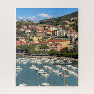 Scenic Coast Town, Lerici, Liguria, Italy Jigsaw P Puzzle