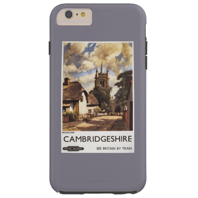 Scenic Country View British Railways Poster Case-Mate iPhone Case (Back)