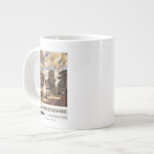 Scenic Country View British Railways Poster Large Coffee Mug