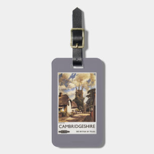 Scenic Country View British Railways Poster Luggage Tag