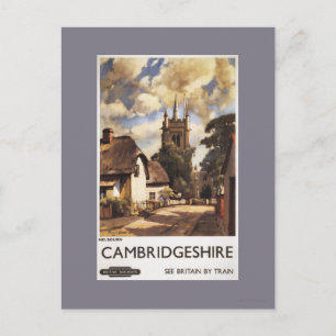 Scenic Country View British Railways Poster Postcard