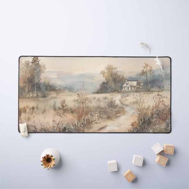 Scenic Countryside Desk Mat (Kids Table)