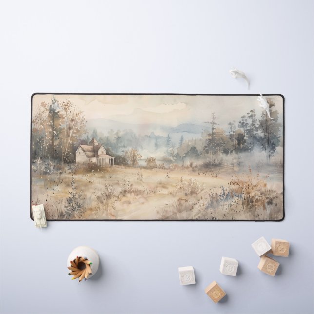Scenic Countryside Desk Mat (Kids Table)