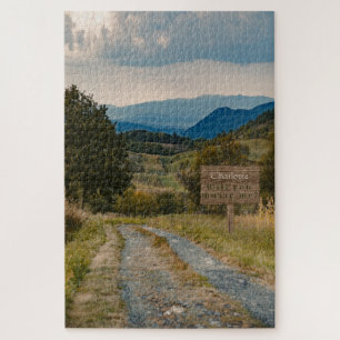 Scenic Countryside Mountain Road Marry Me Puzzle