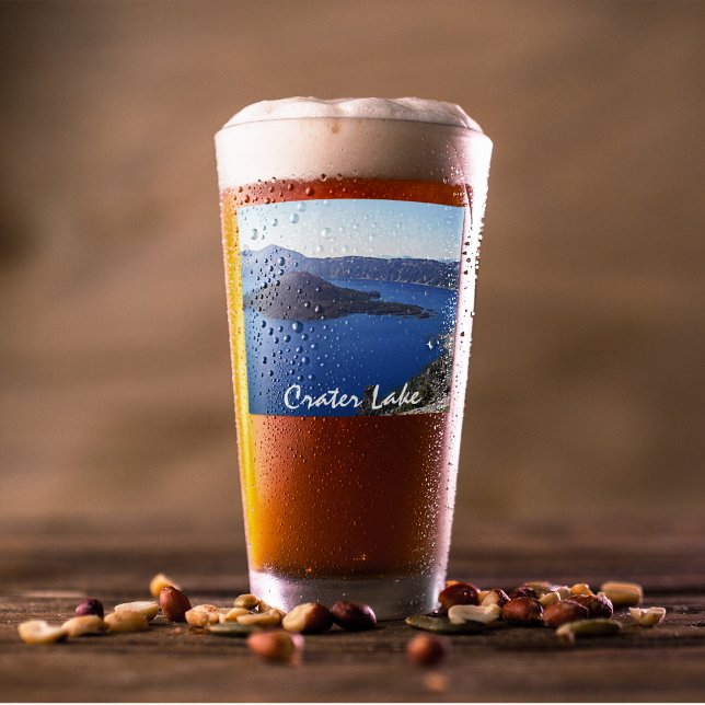 Scenic Crater Lake National Park Glass (In Situ)