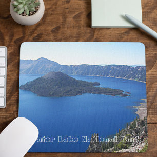Scenic Crater Lake National Park Mouse Mat