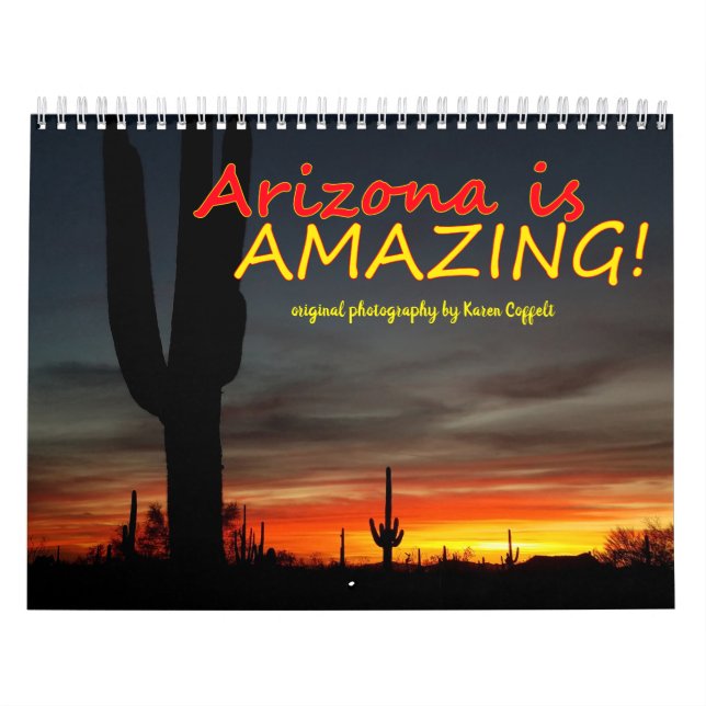 Scenic Desert Photography / Arizona Is Amazing Calendar (Cover)