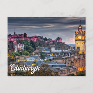 Scenic Edinburgh, Scotland, United Kingdom Postcard