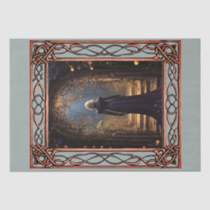 Scenic Fantasy Gothic Florals  Decoupage Tissue Paper