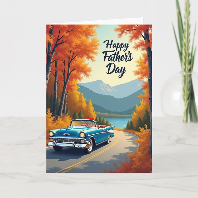 Scenic Fathers Day Drive Card (Front)