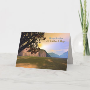 Scenic Father's Day for Brother Card