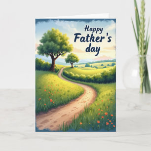 Scenic Fathers Day Trail Card